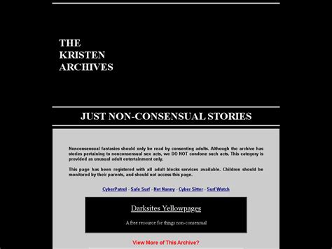 Published Oct 22, 2017 Wordcount 56,807. . Kristen archives non consensual